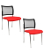 Visit 10 Net Besucherstühle rot NV290 G210