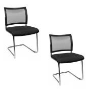 Visit 20 Net Besucherstühle schwarz NV490 G200