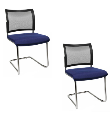 Visit 20 Net Besucherstühle blau NV490 G260