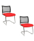 Visit 20 Net Besucherstühle rot NV490 G210