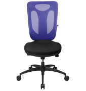 Bürostuhl Net Pro 100, blau / schwarz, bis 110kg