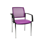 BtoB 10 Besucherstühle lila BB290A S07