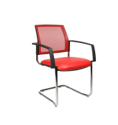 BtoB 20 Besucherstühle rot BB490A S01