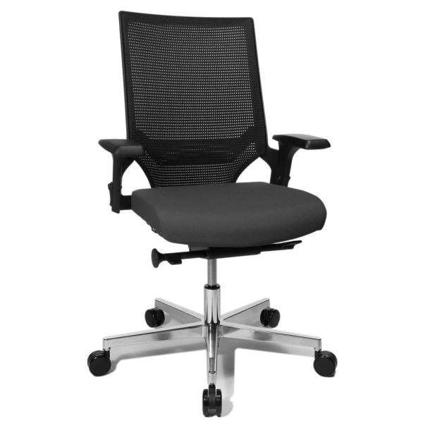 4014296492902 - Bürostuhl T300 TA309A T220 anthrazit schwarz alu Stoff 4014296492902 - Bürostuhl T300 TA309A T220 anthrazit schwarz alu Stoff