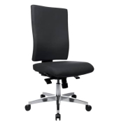 B&uuml;rostuhl Lightstar 20, schwarz / chrom, bis 110kg, ohne Kopfst&uuml;tze