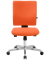 Bürodrehstuhl Lightstar 10 ohne Armlehnen orange