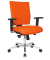 Bürodrehstuhl Lightstar 10 ohne Armlehnen orange