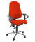Bürodrehstuhl Sitness 10 mit Armlehnen rot