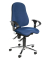 Bürodrehstuhl Sitness 10 mit Armlehnen blau