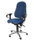 Bürodrehstuhl Sitness 10 mit Armlehnen blau
