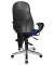 Bürodrehstuhl Sitness 10 mit Armlehnen blau