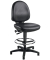 Arbeitsdrehstuhl Tec 50 Counter mit Fußring und Bodengleiter schwarz