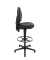 Arbeitsdrehstuhl Tec 50 Counter mit Fußring und Bodengleiter schwarz