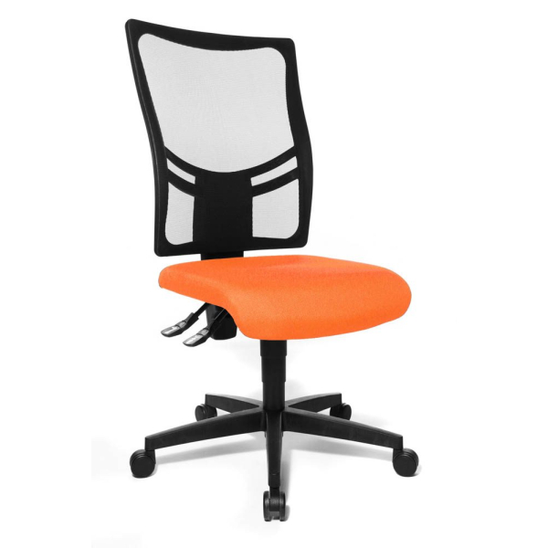 4014296702155 - Bürostuhl Net Point 10 NX200 G04 Stoff orange Gestell schwarz 4014296702155 - Bürostuhl Net Point 10 NX200 G04 Stoff orange Gestell schwarz