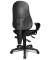 Bürostuhl Point 70, schwarz / schwarz, mit Armlehnen, bis 110kg