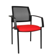 BtoB 10 Besucherstühle rot