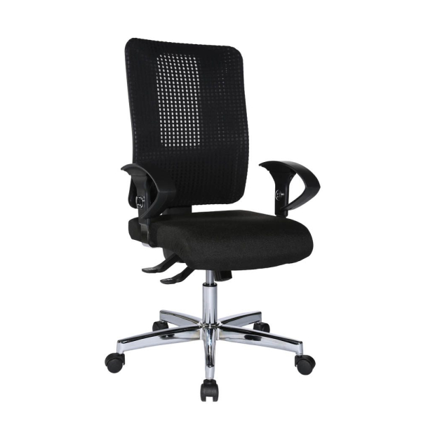 4014296747163 - Bürostuhl Open XT (N) OX790U G200 Stoff schwarz Gestell chrom 4014296747163 - Bürostuhl Open XT (N) OX790U G200 Stoff schwarz Gestell chrom