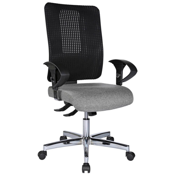 4014296747170 - Bürostuhl Open XT (N) OX790U G230 Stoff grau Gestell chrom 4014296747170 - Bürostuhl Open XT (N) OX790U G230 Stoff grau Gestell chrom