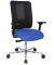 Sitness Open X (N) Deluxe Alu mit Schiebesitz Bürostuhl blau