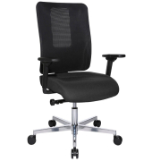 Sitness Open X (N) Deluxe Alu mit Schiebesitz Bürostuhl anthrazit