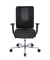 Bürostuhl Sitness Open X (N) Deluxe Alu mit Schiebesitz, anthrazit/schwarz / silber, mit Armlehnen, bis 110kg