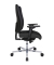 Bürostuhl Sitness Open X (N) Deluxe Alu mit Schiebesitz, anthrazit/schwarz / silber, mit Armlehnen, bis 110kg