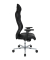Bürostuhl Open Chief Premium, schwarz / silber, mit Armlehnen, bis 110kg