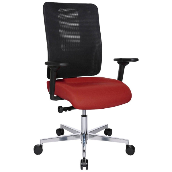 4014296789644 - Bürostuhl Sitness Open X (N) Deluxe Alu mit Schiebesitz OX39WTW2 T210 burgundrot schwarz alu Stoff 4014296789644 - Bürostuhl Sitness Open X (N) Deluxe Alu mit Schiebesitz OX39WTW2 T210 burgundrot schwarz alu Stoff