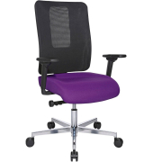 Sitness Open X (N) Deluxe Alu mit Schiebesitz Bürostuhl lila