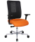 Sitness Open X (N) Deluxe Alu mit Schiebesitz Bürostuhl orange