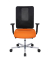 Sitness Open X (N) Deluxe Alu mit Schiebesitz Bürostuhl orange