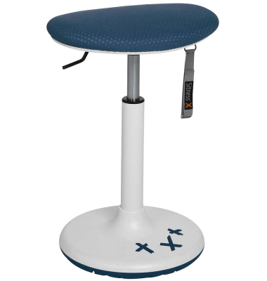 Hocker FX435CR5 Sitness X-Stool 20, petrol, höhenverstellbar, bis 110kg