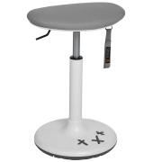 Hocker FX433CR3 Sitness X-Stool 20, grau, höhenverstellbar, bis 110kg