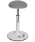 Hocker FX433CR3 Sitness X-Stool 20, grau, höhenverstellbar, bis 110kg