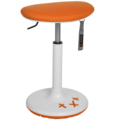 Hocker FX434CR4 Sitness X-Stool 20, orange, höhenverstellbar, bis 110kg