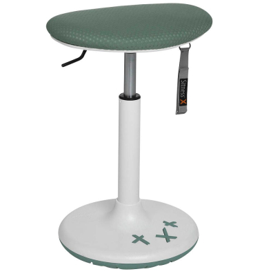 Hocker FX436CR6 Sitness X-Stool 20, grün, höhenverstellbar, bis 110kg
