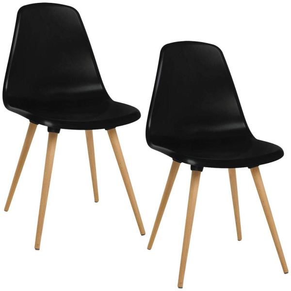 4014296821443 - Besucherstuhl T2020 schwarz buche ohne Armlehnen 4-Fuß-Gestell 4014296821443 2 Stück 4014296821443 - Besucherstuhl T2020 schwarz buche ohne Armlehnen 4-Fuß-Gestell 4014296821443 2 Stück