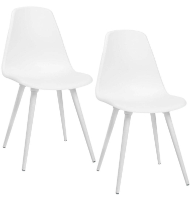 T2020 Schalenstühle weiß