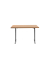 Sitz-Steh-Schreibtisch E-Table, elektrisch höhenverstellbar, 70-120cm (H), 120x80cm (BxT), rechteckig, buche / lichtgrau