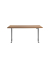 Sitz-Steh-Schreibtisch E-Table, elektrisch höhenverstellbar, 70-120cm (H), 160x80cm (BxT), rechteckig, buche / lichtgrau