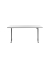 Sitz-Steh-Schreibtisch E-Table, elektrisch höhenverstellbar, 70-120cm (H), 160x80cm (BxT), rechteckig, weiß / lichtgrau