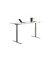 Sitz-Steh-Schreibtisch E-Table, elektrisch höhenverstellbar, 70-120cm (H), 160x80cm (BxT), rechteckig, weiß / lichtgrau