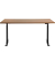 Sitz-Steh-Schreibtisch E-Table, elektrisch höhenverstellbar, 70-120cm (H), 160x80cm (BxT), rechteckig, buche / schwarz