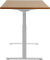 Sitz-Steh-Schreibtisch E-Table, elektrisch höhenverstellbar, 70-120cm (H), 160x80cm (BxT), rechteckig, buche / weiß
