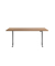 Sitz-Steh-Schreibtisch E-Table, elektrisch höhenverstellbar, 70-120cm (H), 180x80cm (BxT), rechteckig, buche / lichtgrau