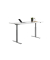 Sitz-Steh-Schreibtisch E-Table, elektrisch höhenverstellbar, 70-120cm (H), 180x80cm (BxT), rechteckig, weiß / lichtgrau