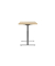 Sitz-Steh-Schreibtisch E-Table, elektrisch höhenverstellbar, 70-120cm (H), 120x80cm (BxT), rechteckig, ahorn / lichtgrau