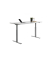 Sitz-Steh-Schreibtisch E-Table, elektrisch höhenverstellbar, 70-120cm (H), 160x80cm (BxT), rechteckig, lichtgrau / lichtgrau