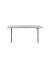 Sitz-Steh-Schreibtisch E-Table, elektrisch höhenverstellbar, 70-120cm (H), 160x80cm (BxT), rechteckig, lichtgrau / lichtgrau