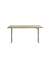 Sitz-Steh-Schreibtisch E-Table, elektrisch höhenverstellbar, 70-120cm (H), 160x80cm (BxT), rechteckig, ahorn / lichtgrau
